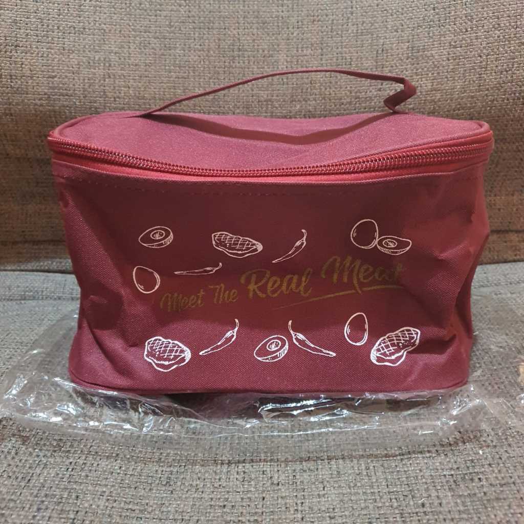 Tas Lunch Box Lunch Bag Indomie Real Meat Tas Bekal