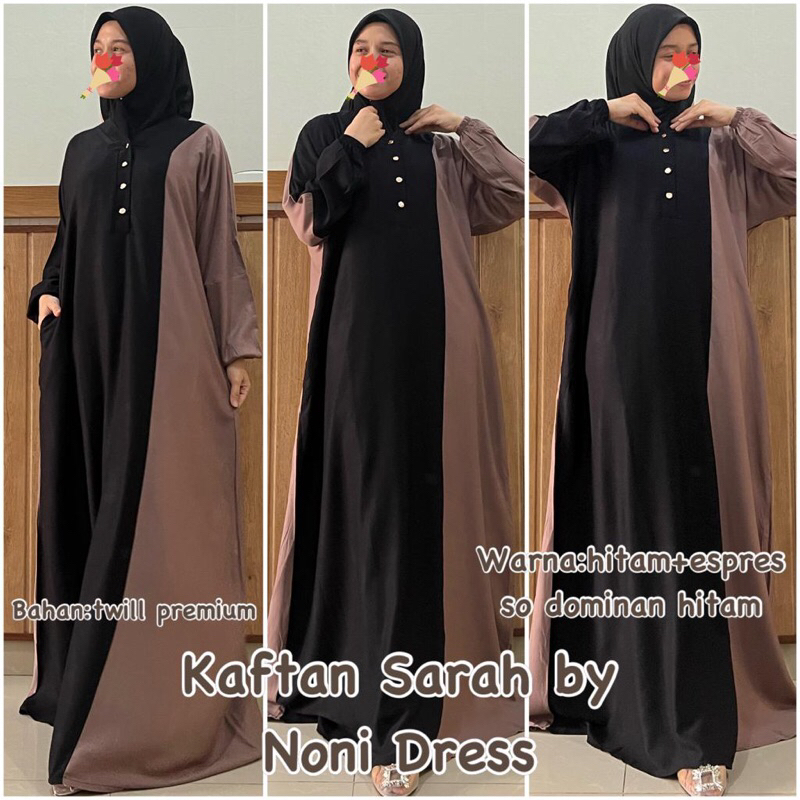 kaftan/abaya rayon twill noni dress