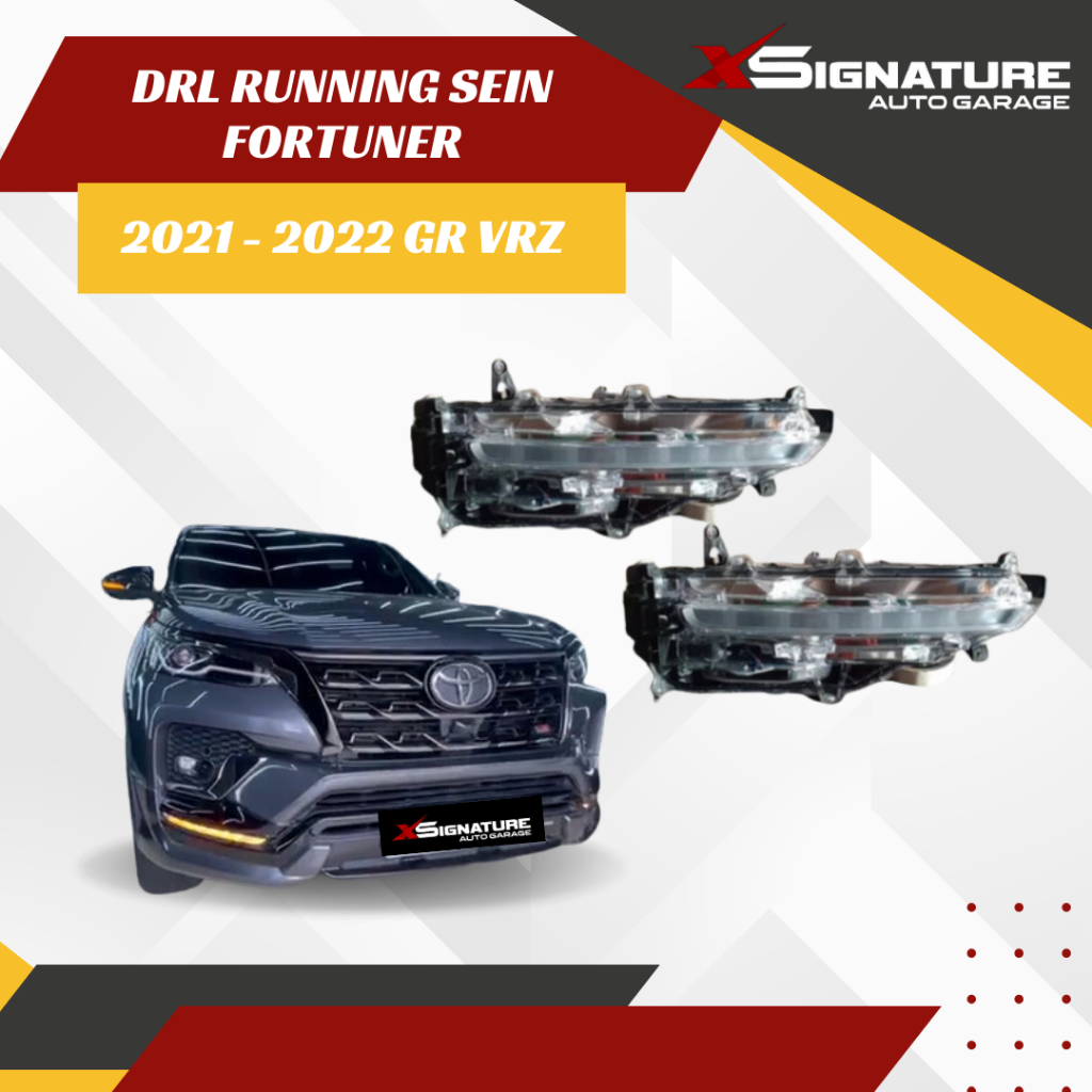 DRL RUNNING SEIN FORTUNER 2021-2022 GR VRZ
