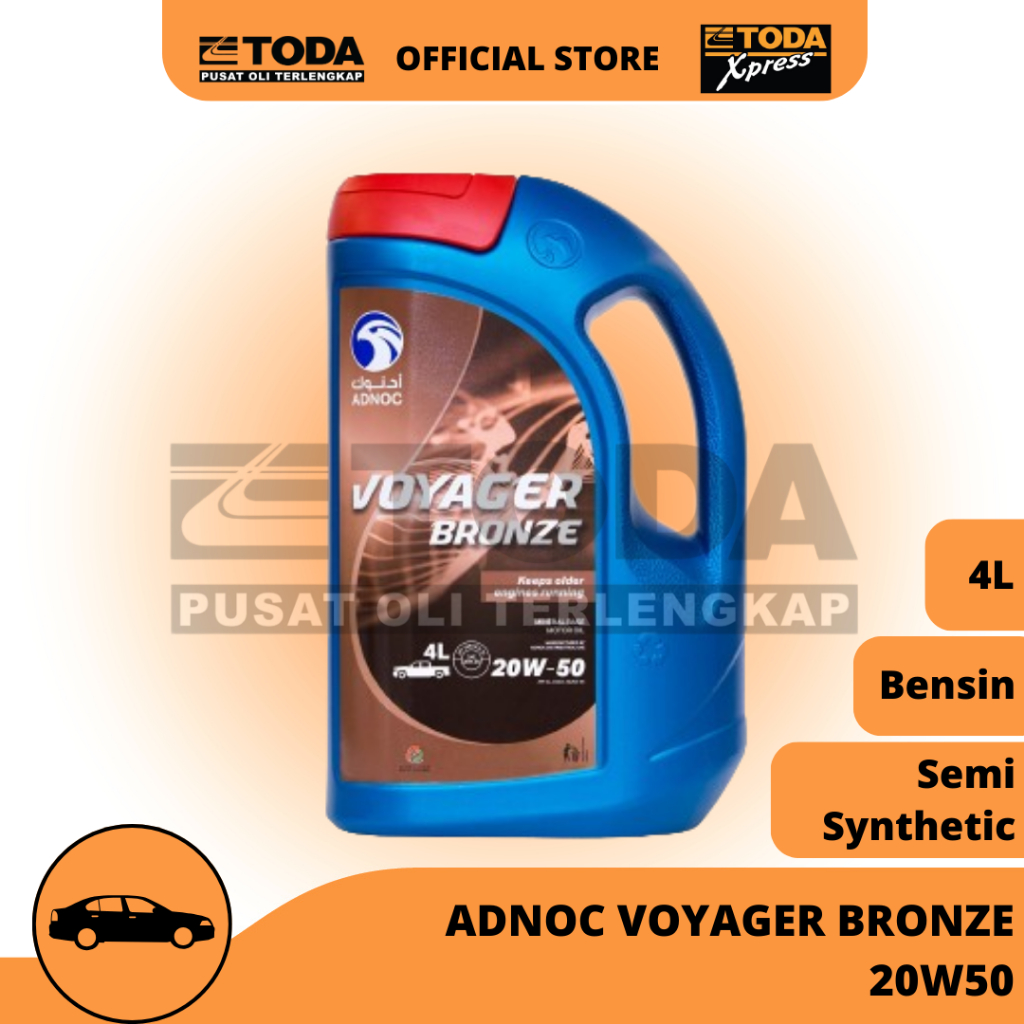 Adnoc Voyager Bronze 20W50 Oli Mesin Mobil Original