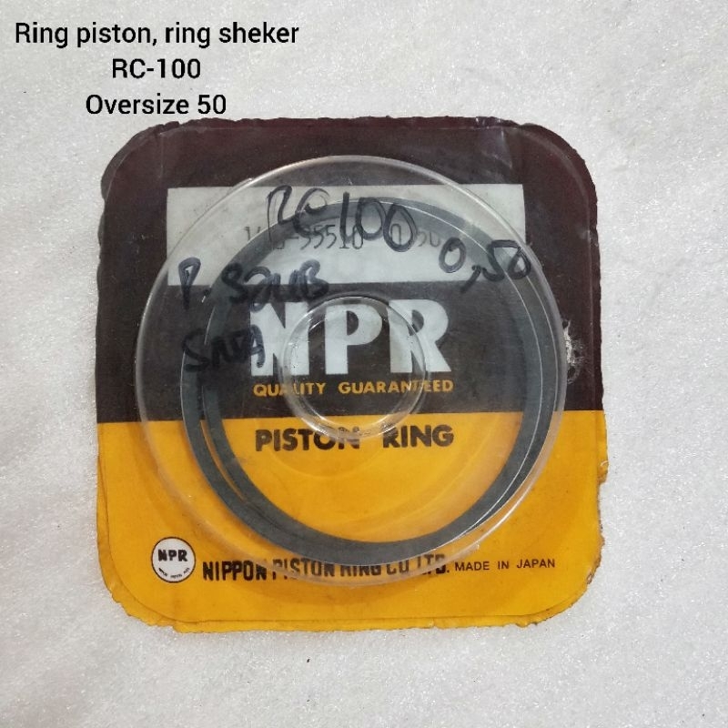 Ring Piston Ring Sheker RC-100 Oversize OS 50