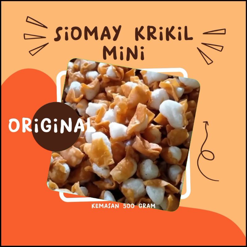 

Siomay kering mini original 500 gram / Siomay kerikil original 500 gram