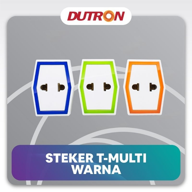 Steker cok T cabang 3 colokan listrik universal
