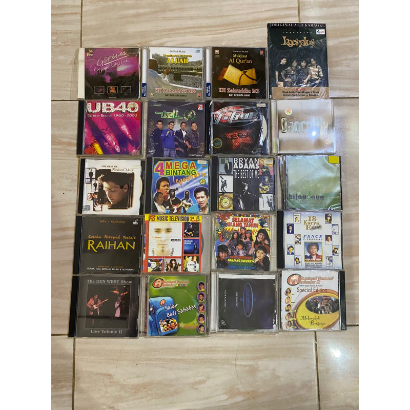Kaset CD/DVD Random Bekas Jual Murah | Take All only 25k