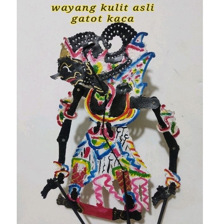 wayang kulit asli karakter gatot kaca