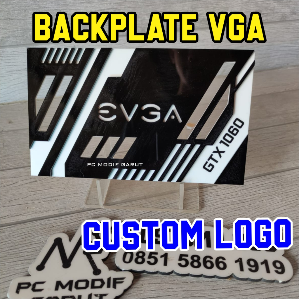 Backplate vga cover custom logo evga editionPW