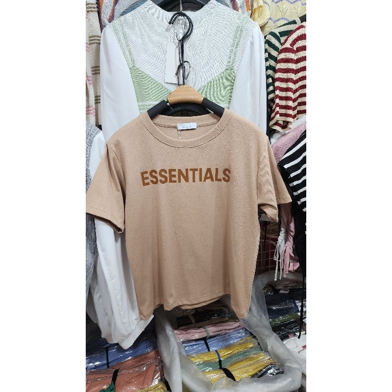 Kaos blouse essentials bahan premium import ss01