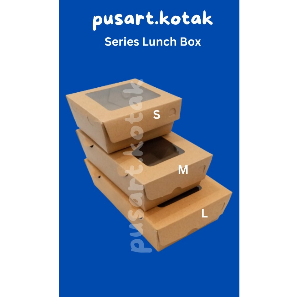 

Box Packaging Dus Lunch Box S M L / 10 pcs