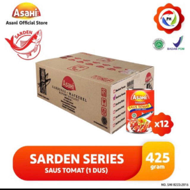 

Asahi Sarden Saus Tomat 425gr - 1 Dus