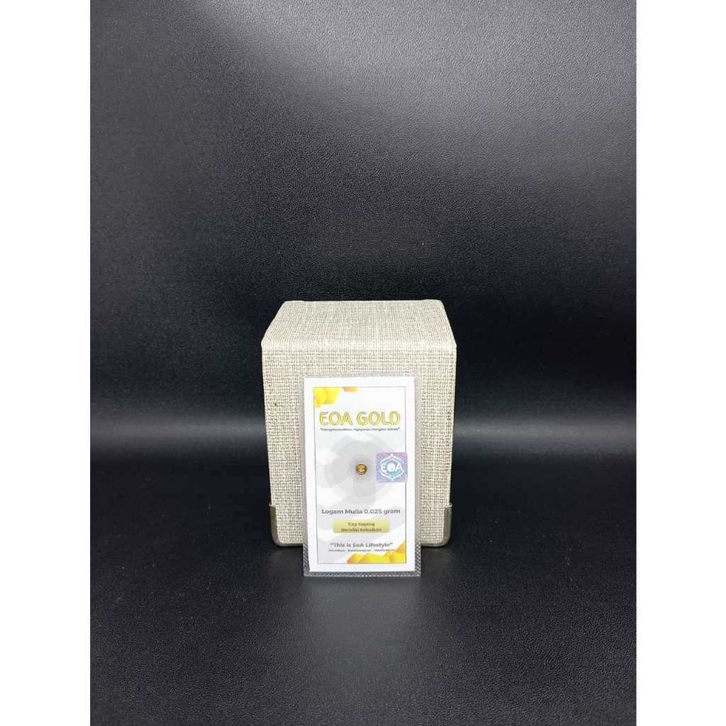 Logam Mulia EOA GOLD 0,025 Gr 24K Fine Gold 999.9