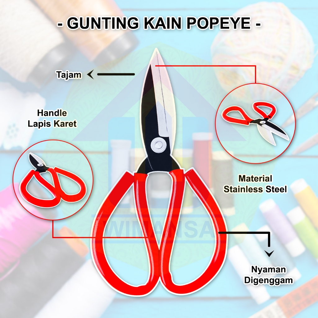 WMS-GUNTING KAIN POPEYE - GUNTING KODOK