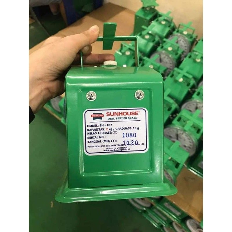 SUNHOUSE Timbangan Dapur Duduk Jarum Analog Kapasitas 2 Kg SH-102