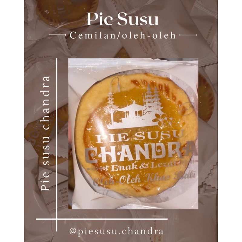 

1 PCS PIE SUSU BALI CHANDRA JUAL PIE SUSU MALANG MURAH GRATIS ONGKIR