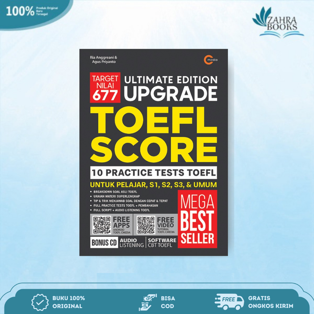Buku Ultimate Edition Upgrade Toefl Score By Ria Angreani - Agro