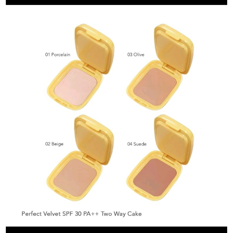 Madam Gie Perfect Velvet Two Way Cake/ Bedak Madam Gie Spf 30