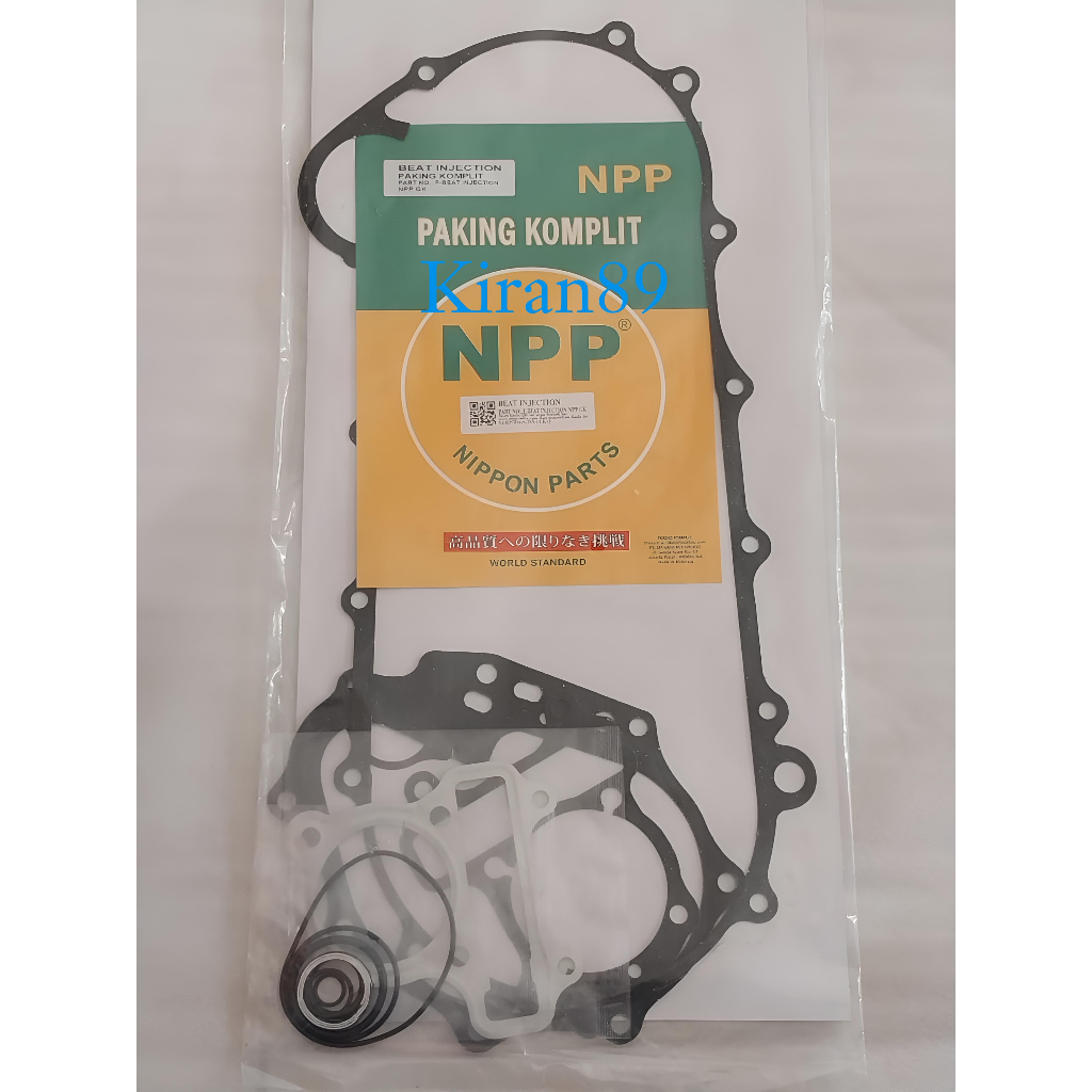 Paking gasket Fullset Beat Fi scoopy Fi spacy Fi beat injection stater kasar kzl ORI NPP