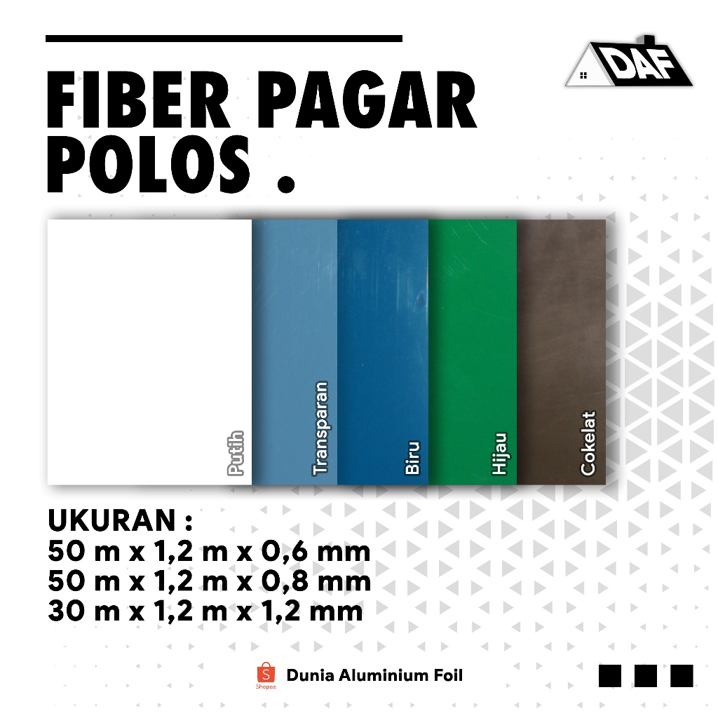 Fiber Pagar Polos
