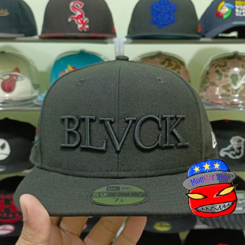 Topi New Era Black Scale Sukajan, Fitted 7½