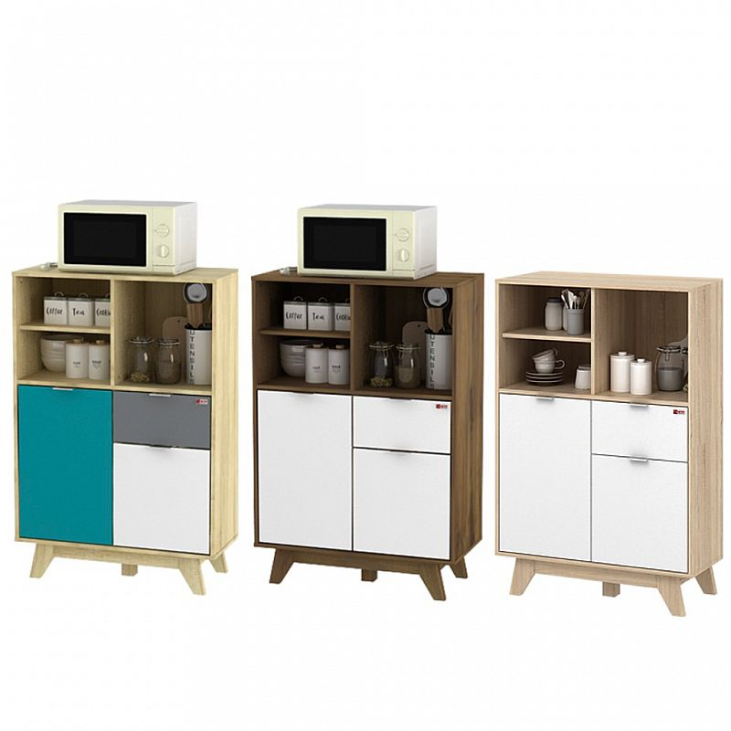 LEMARI SERBAGUNA BUFET MINIMALIS BUFET PENYIMPANAN LEMARI SUDUT RAK HIAS RAK BUKU ACTIV LOTUS HB 80