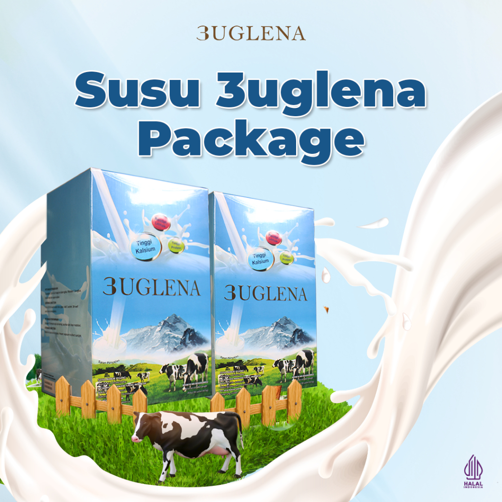 

[PAKET HEMAT SUSU isi 2] Susu Kolostrum 3uglena New Zealand - Memperkuat Tulang Mencegah Diabetes Aman Bagi Penderita Kolestrol Rasa Pisang 450 gr