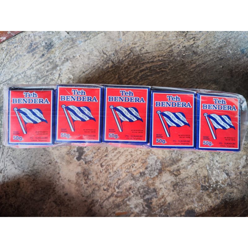 

TEH BENDERA BUBUK 50GR PER PAK ISI 10 PCS