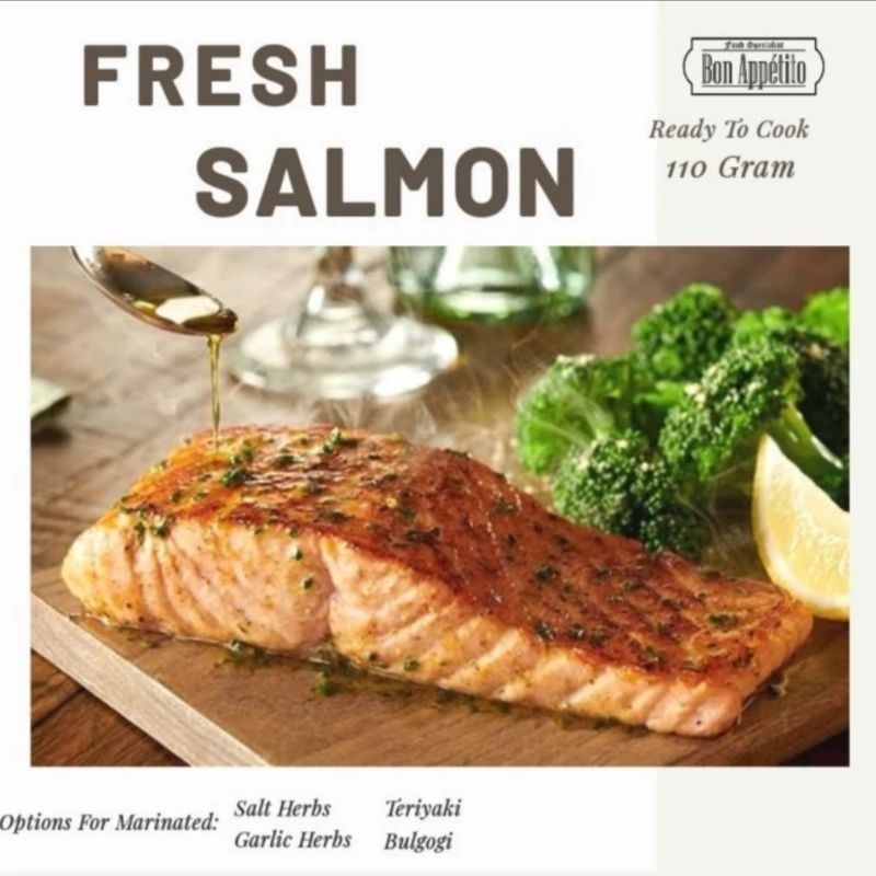 

Marinated FRESH Salmon Steak