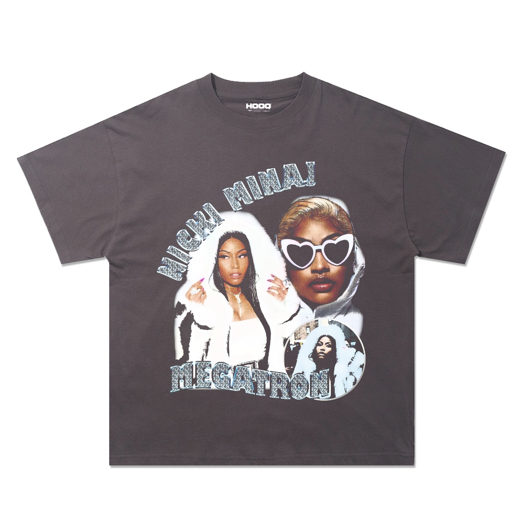 KAOS VINTAGE OVERSIZE NICKI MINAJ HOMAGE TEE / UNISEX / PRIA & WANITA / COD / NICKI MINAJ OVERSIZE