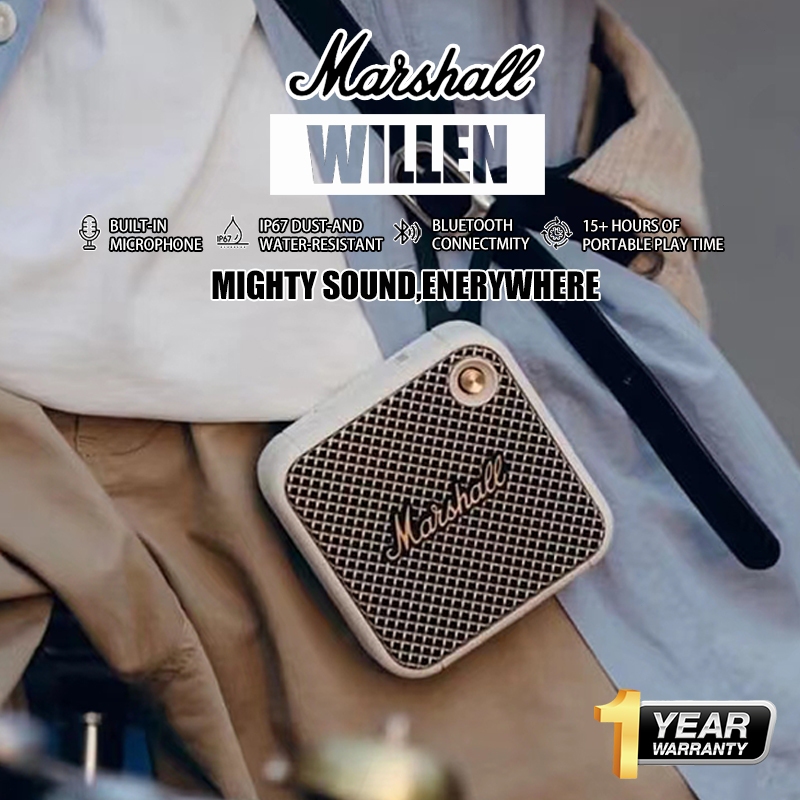 JXK7 Marshall Speaker/Marshall Willen Original 100% Portable Bluetooth Speaker Waterproof