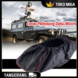 Universal Trailer Mobil SUV Cover Winch Cover Debu Winch Cover Waterproof Winch