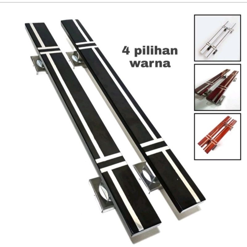 Hendel pintu stenlis/Tarikan pintu/Gagang pintu Stenlis panjang, 80cm, 100cm, 120cm, 150cm