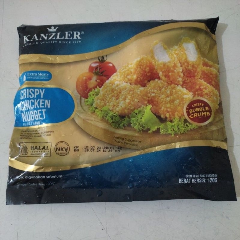 

Kanzler crispy nugget 120g isi 6