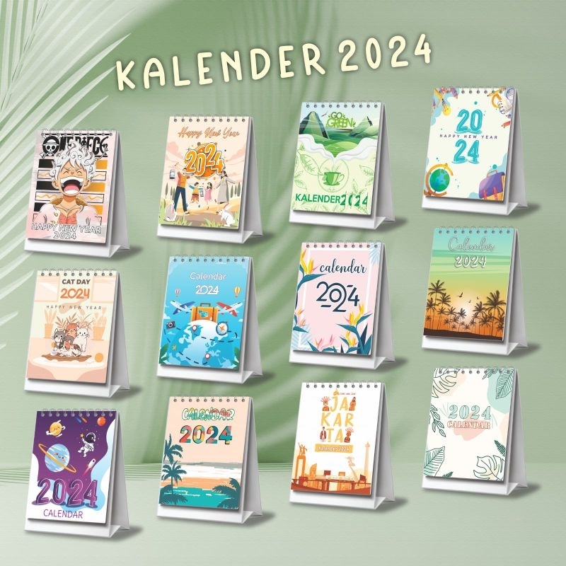 

Kalender Meja 2024 / Kalender Mini / Kalender 2024 Karakter / Souvenir Kalender Mini / Kalender Custom