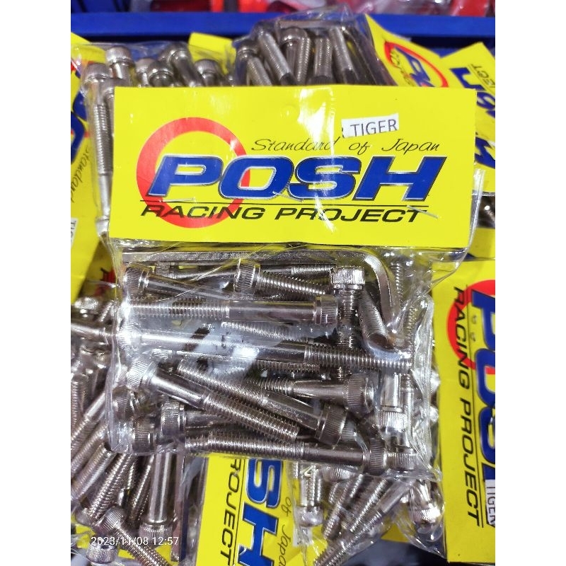 baut blok mesin nekel tiger baut mesin tiger baut blok kunci L motor tiger baut blok mesin tiger ful