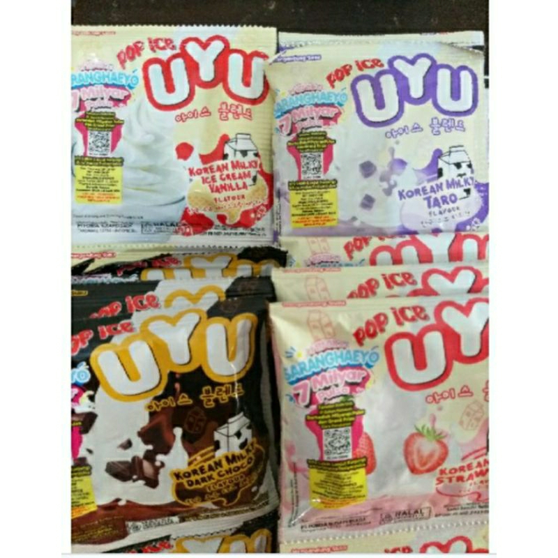 

POP ICE UYU / serbuk minuman popice blender ( 1renceng 10pcs )