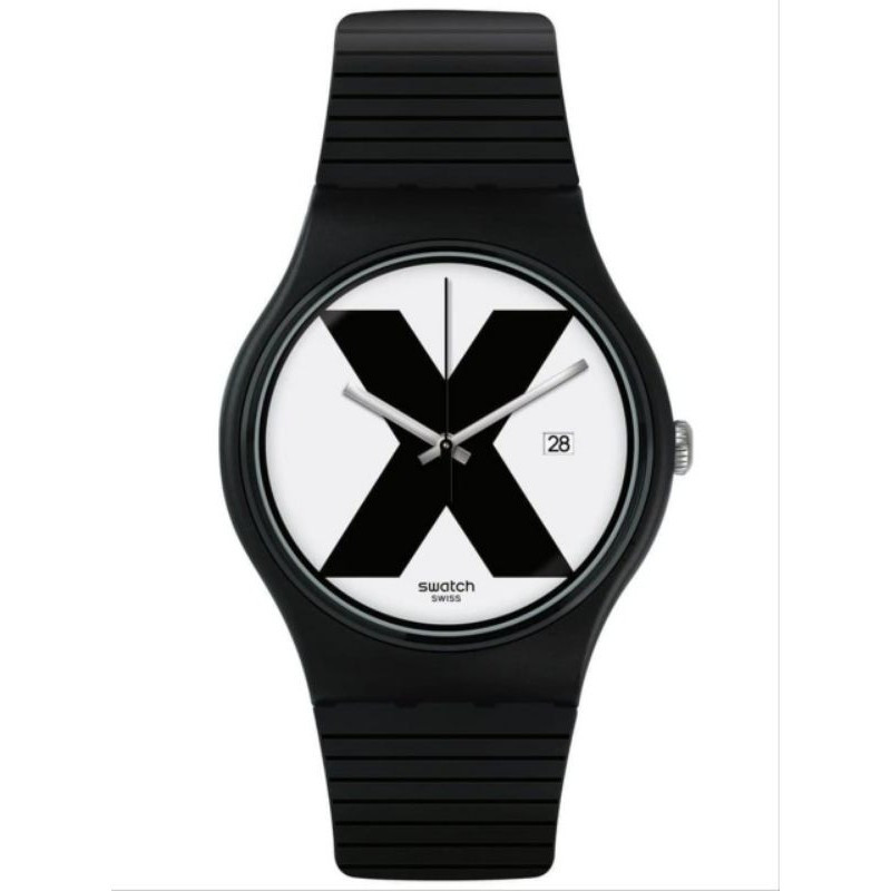 100% ORIGINAL SWATCH SUOB402-Jam Tangan Pria-XX-Rated Black-Original Garansi Resmi