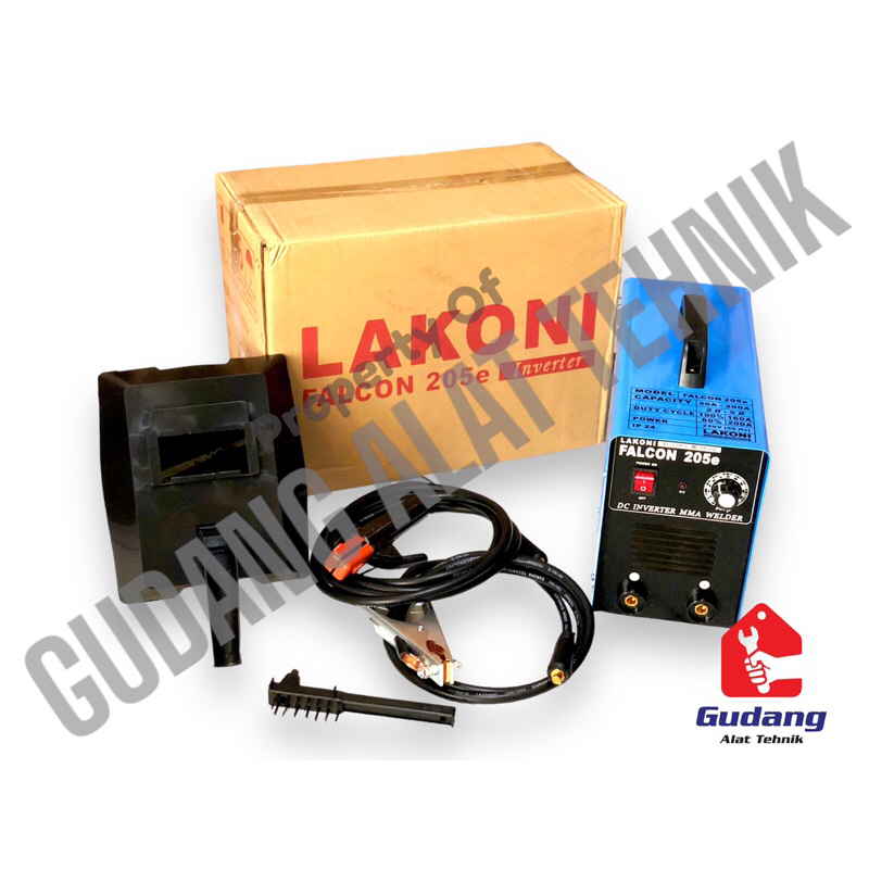 Lakoni FALCON 205E Mesin Travo Las MMAi 200 Ampere Inverter Welding Machine