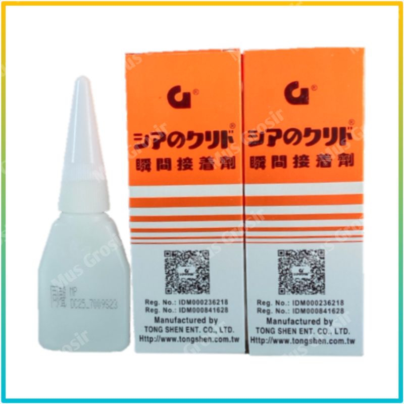 

Lem G Korea Lem Perekat Serbaguna kualitas Super Power Glue Tong Shen 100%