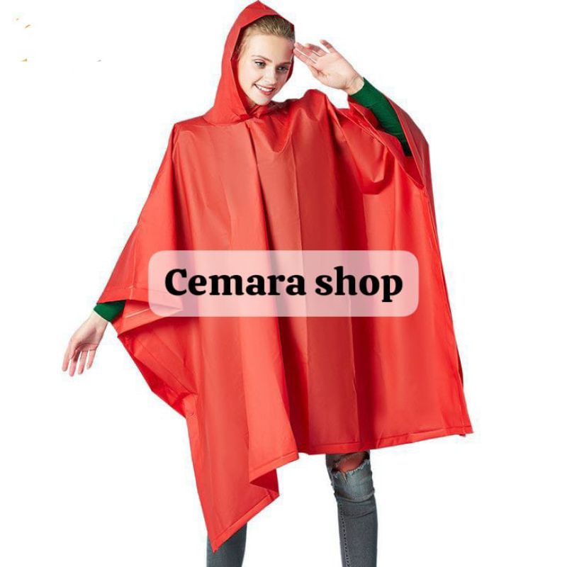 Jas hujan dewasa ponco - jas hujan kelelawar - jas hujan poncho - jas hujan poncho tebal - poncho de