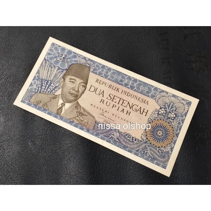 2.5 RUPIAH SUKARNO TH 1964 UNC ORGINAL