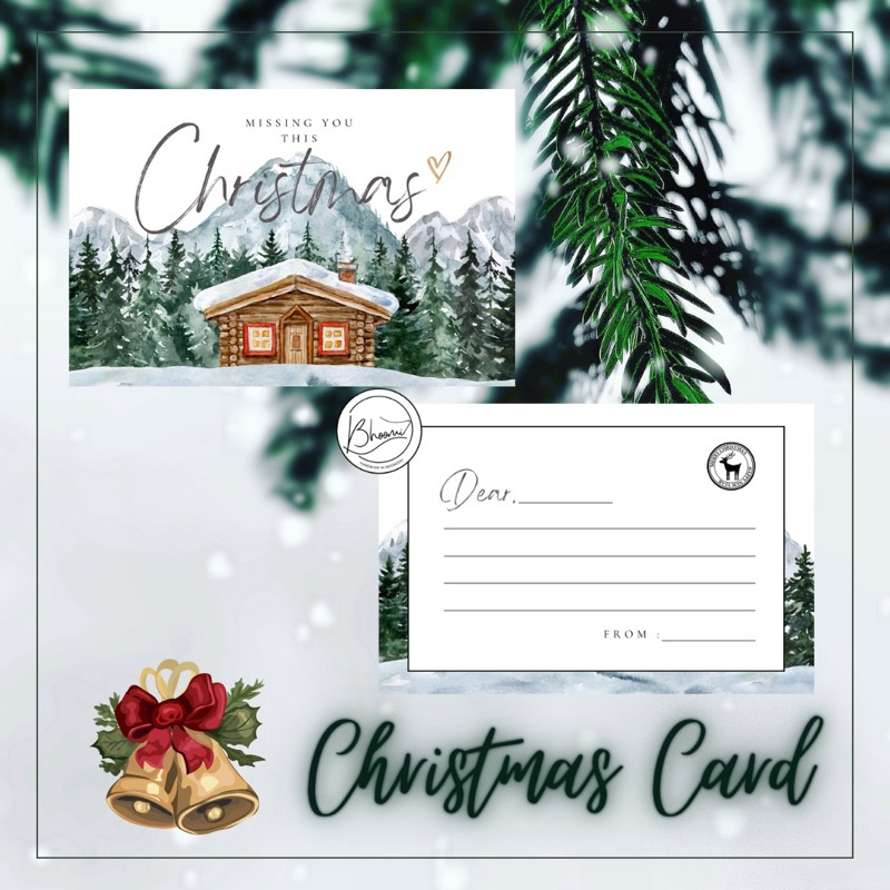 

KARTU NATAL - CHRISTMAS CARD (1 SET ISI 4 - 8PS)