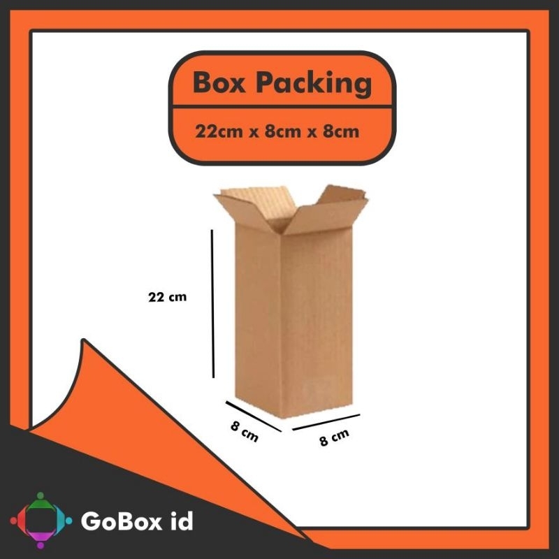 

Box Kardus Packing 8x8x22 Cm Kardus Polos | Kardus Jadi | Online Shop |