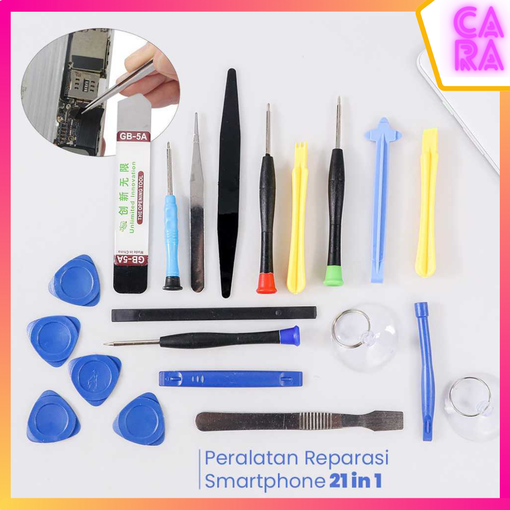 Opening Tools Set Obeng HP Plastik Pembuka Casing LCD GB-5A