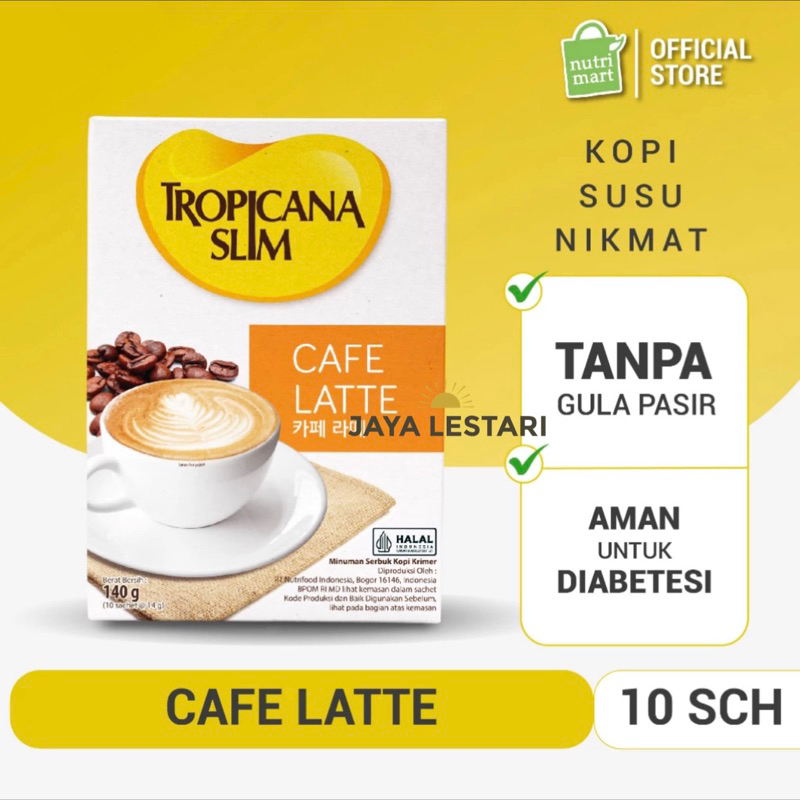 

Tropicana Slim Cafe Latte (140g) (10 Sachet)