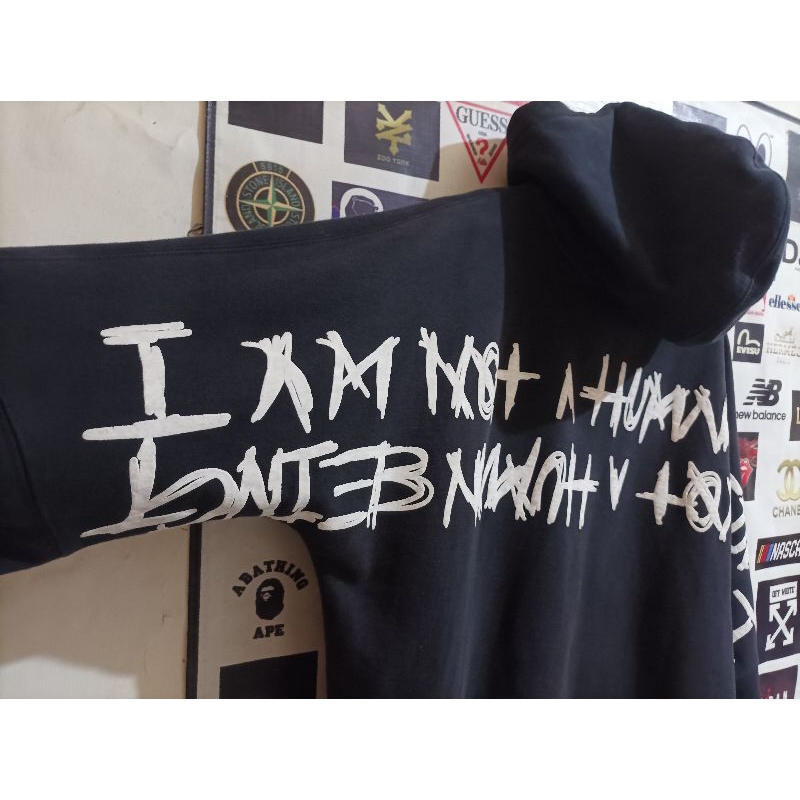 hoodie im not human being