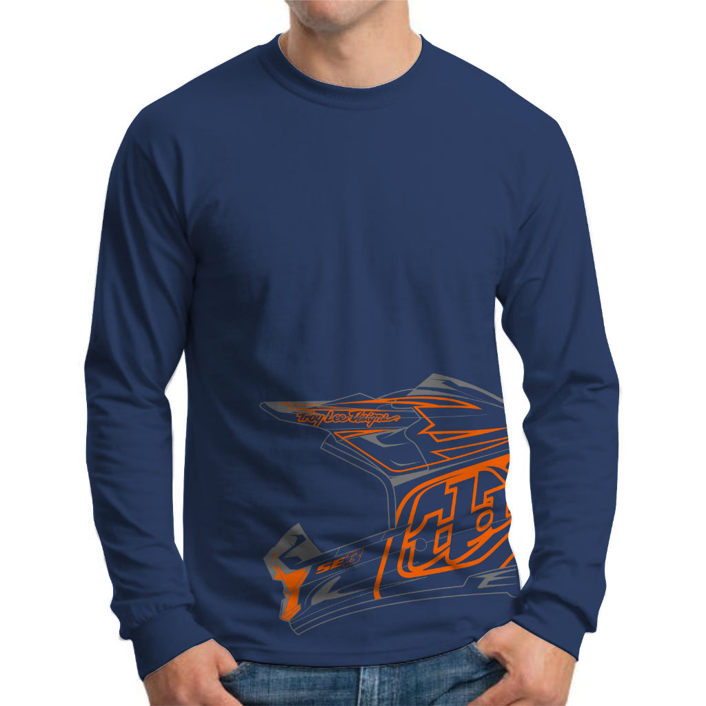 baju motor cross lengan panjang , kaos lengan panjang trail , baju racing , kaos recing murah