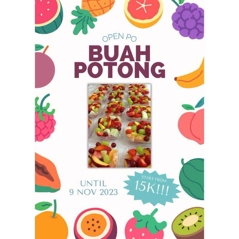 

Buah Potong Bismillah