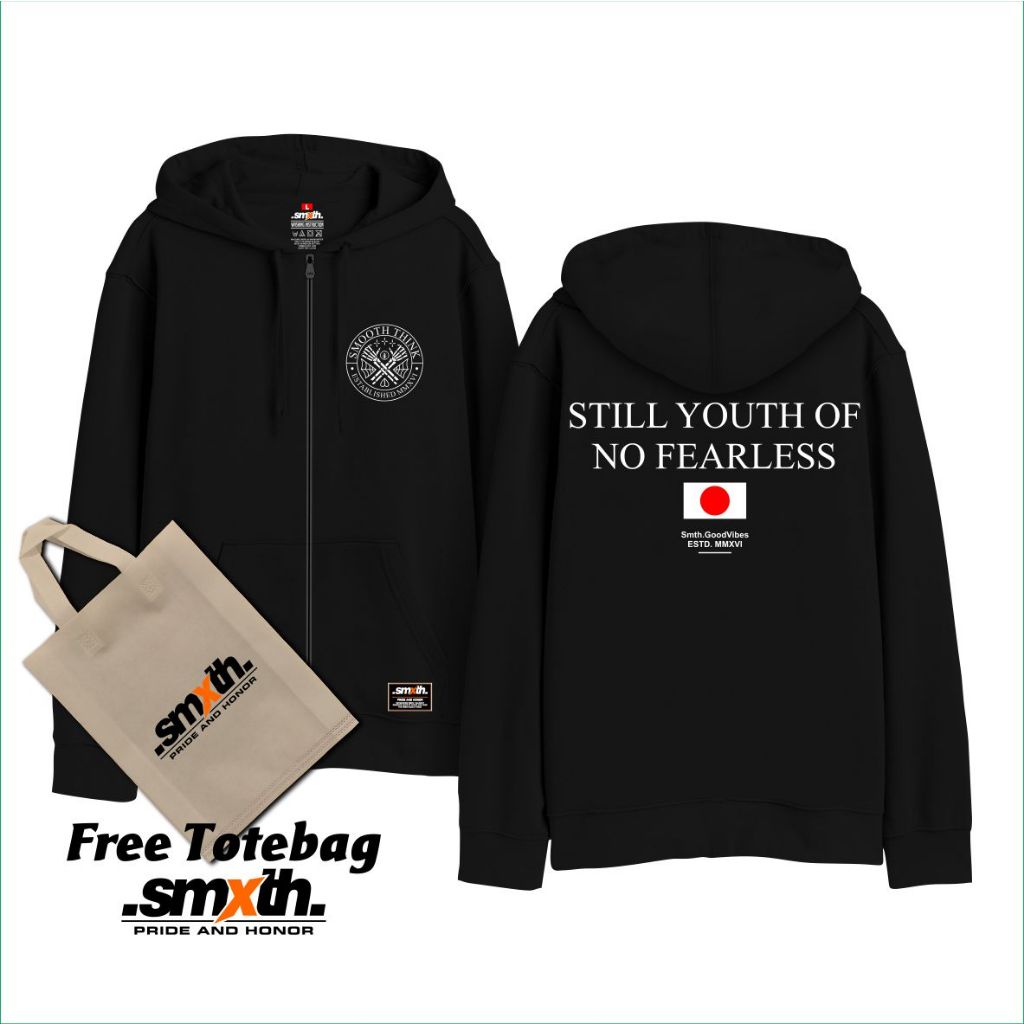 Smxth - Jaket Pria Motif Fearless