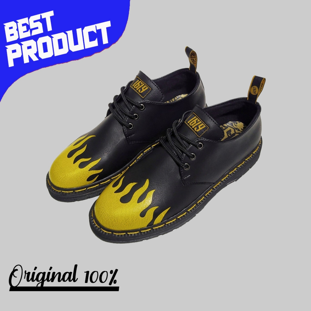 SEPATU PRIA ORIGINAL SEPATU KULIT SINTETIS PRIA SEPATU DOCMART PRIA SEPATU BOOT LOW PRIA SEPATU DOCM