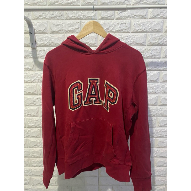 Hoodie GAP Maroon Original Preloved