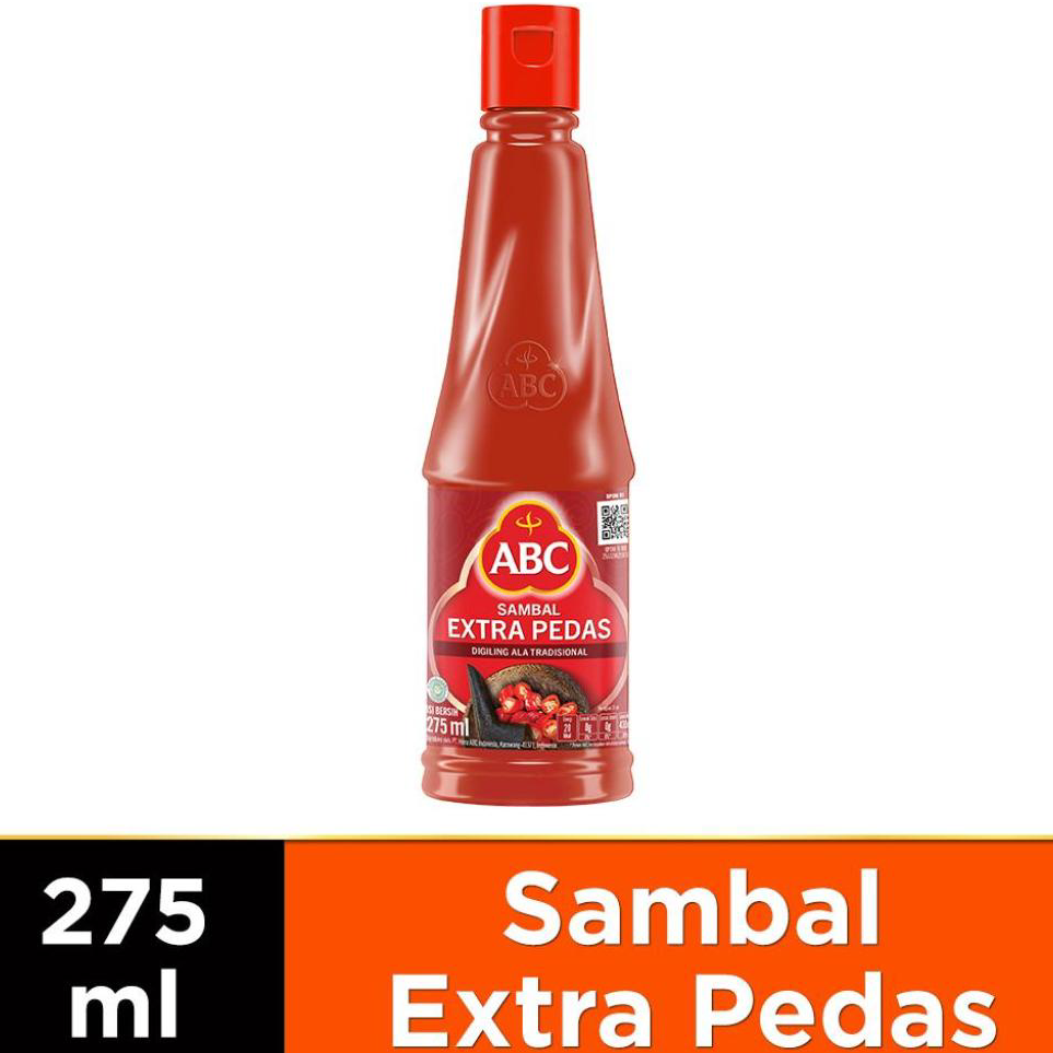 

Ready ABC Saus Sambal Extra Pedas 275 mL
